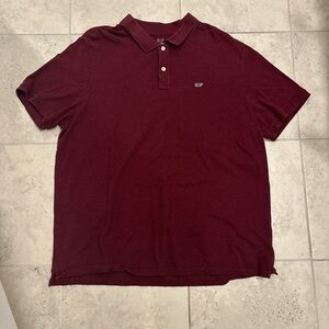 Vineyard Vines Deep Red Polo Shirt